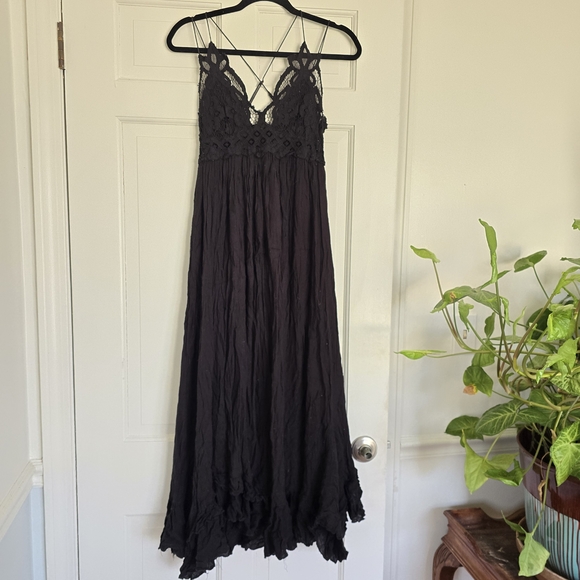Free People Dresses & Skirts - Adella Black Maxi Dress